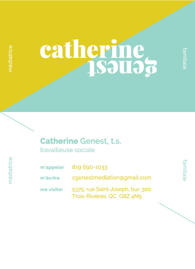 Catherine Genest, travailleuse sociale